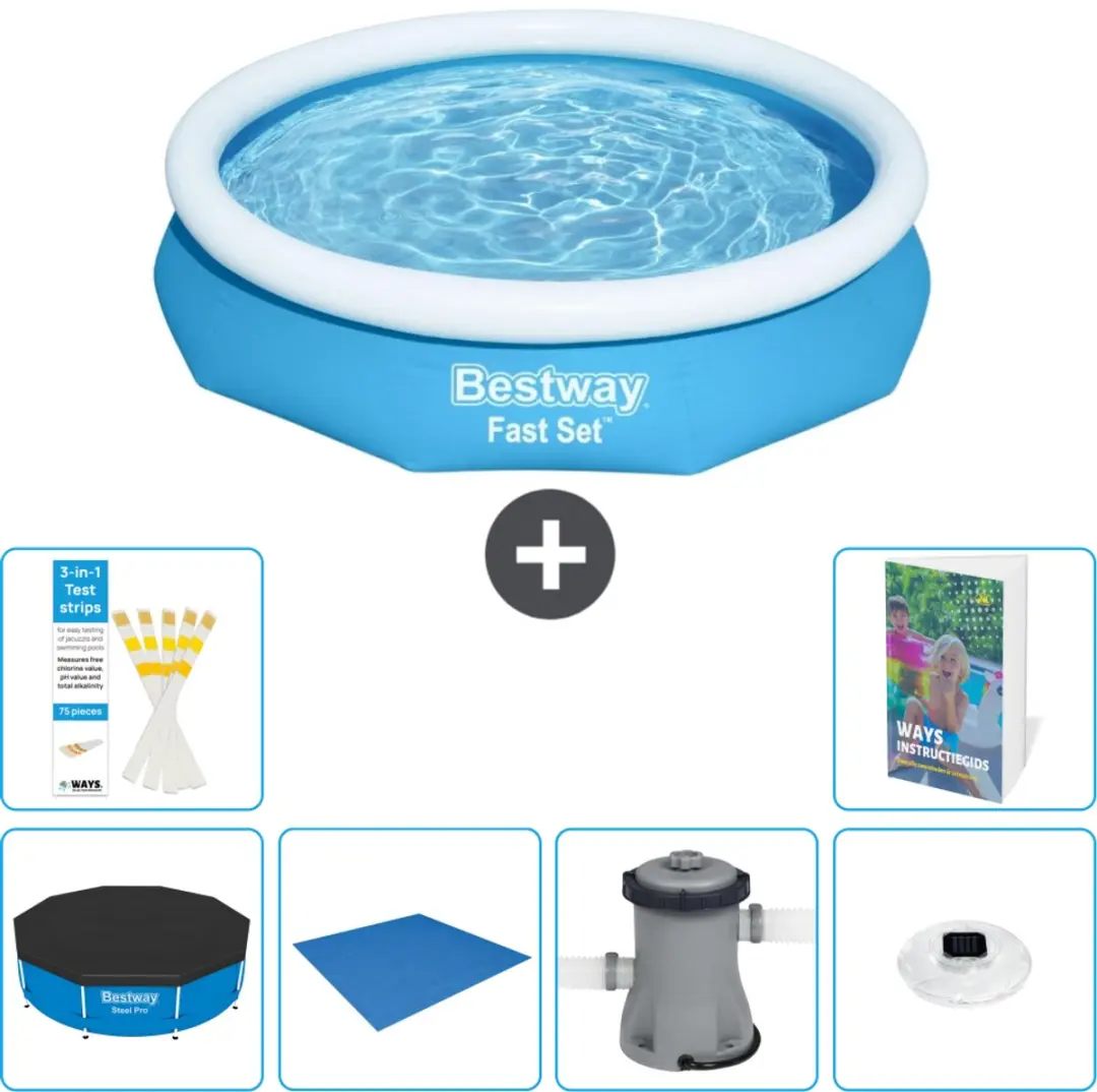 Bestway Fast Set Rond Zwembad 305x66cm