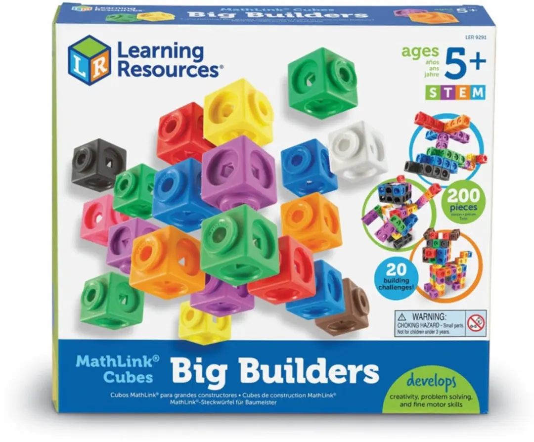 Learning Resources MathLink Cubes XL Bouwset