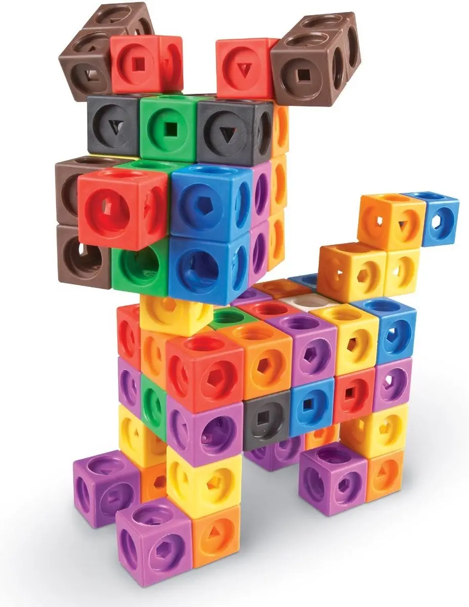 Learning Resources MathLink Cubes XL Bouwset - 100 Stuks - Multikleur