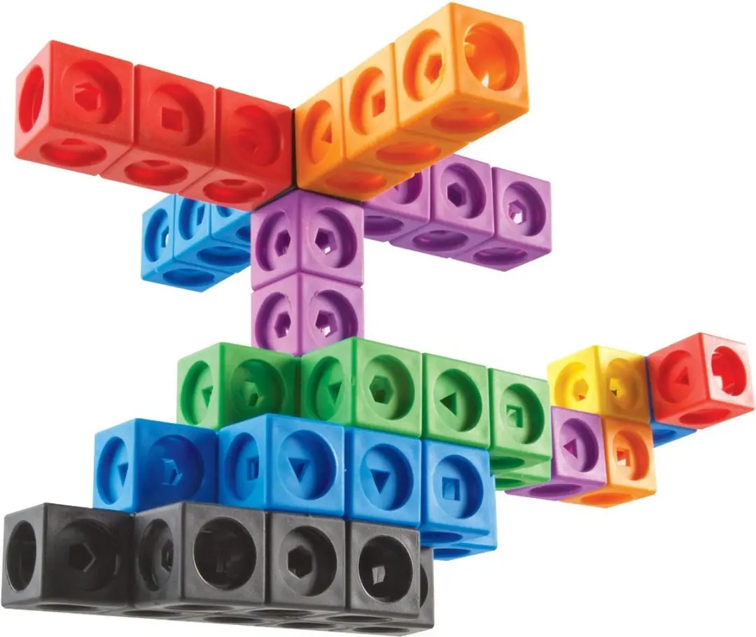 Learning Resources MathLink Cubes XL Bouwset - 100 Stuks - Multikleur