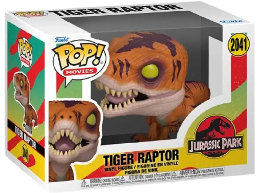 Funko Pop! Jurassic Park Tiger Raptor FK90391