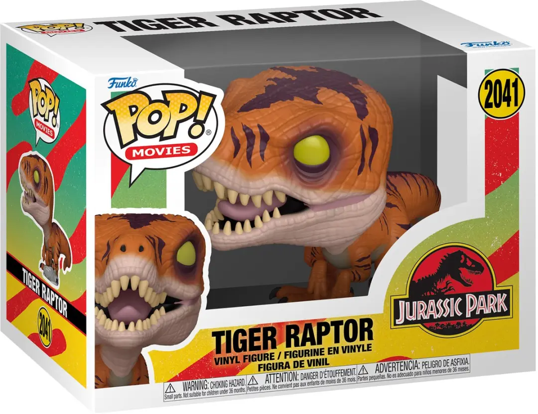 Funko Pop! Jurassic Park Tiger Raptor FK90391