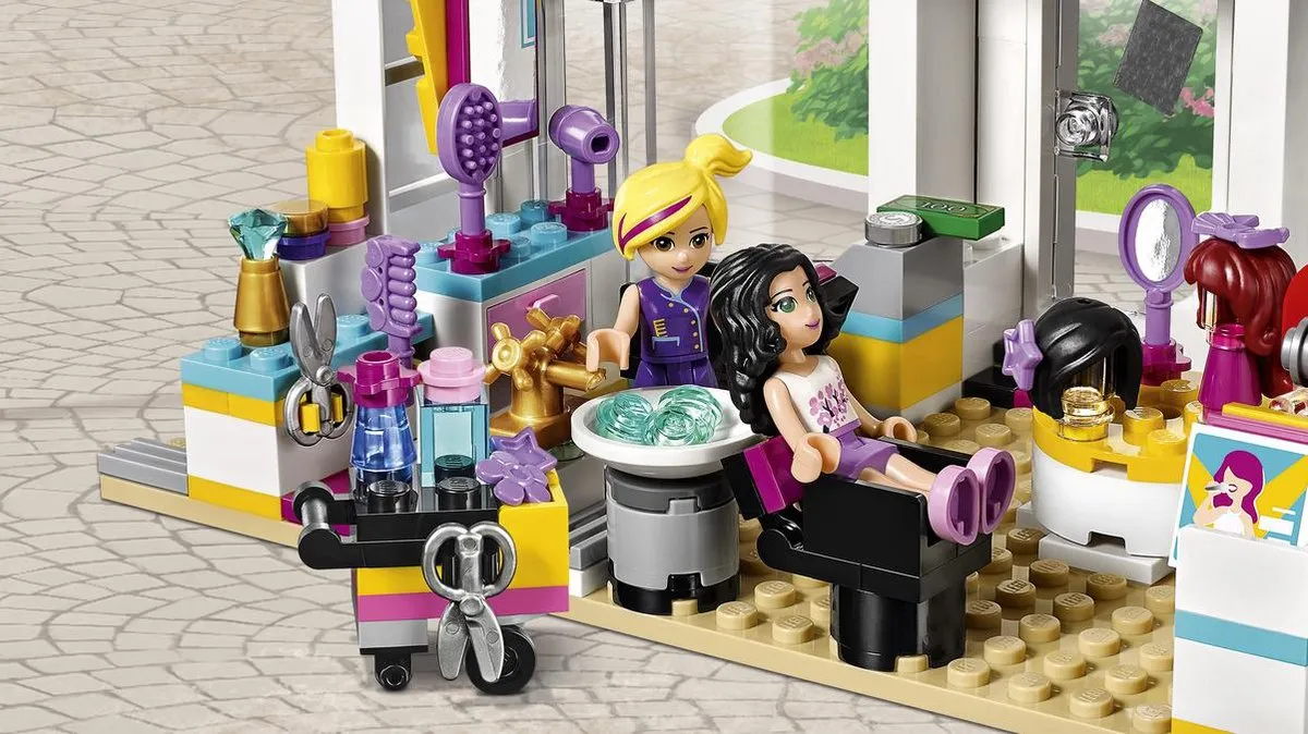 LEGO Friends Kapsalon 41093 - 318 Stukken - Paars - afbeelding 3 van 6