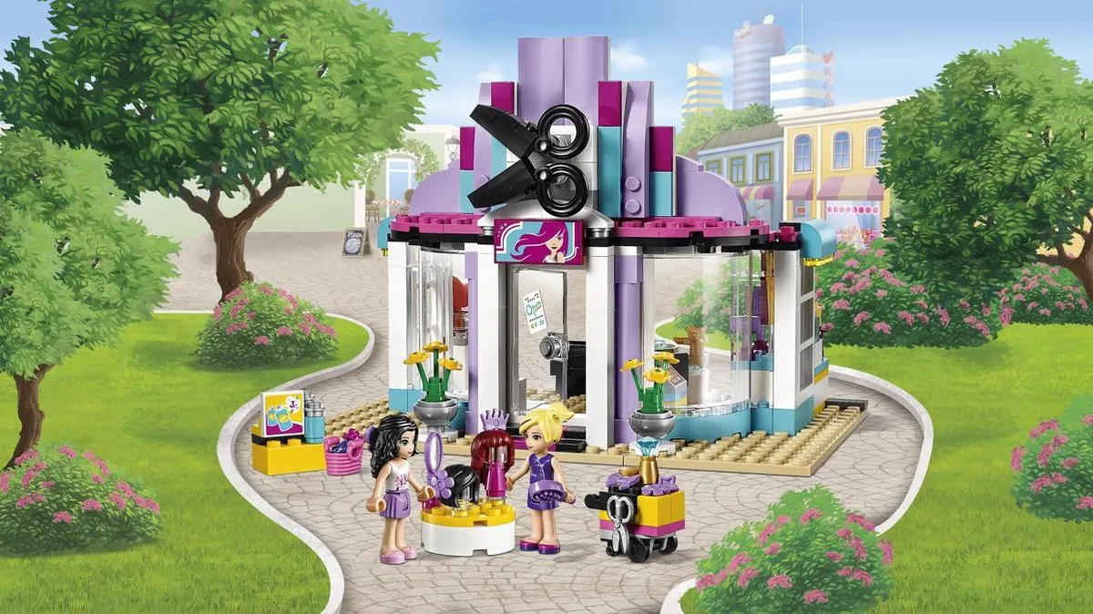 LEGO Friends Kapsalon 41093 - 318 Stukken - Paars - afbeelding 4 van 6