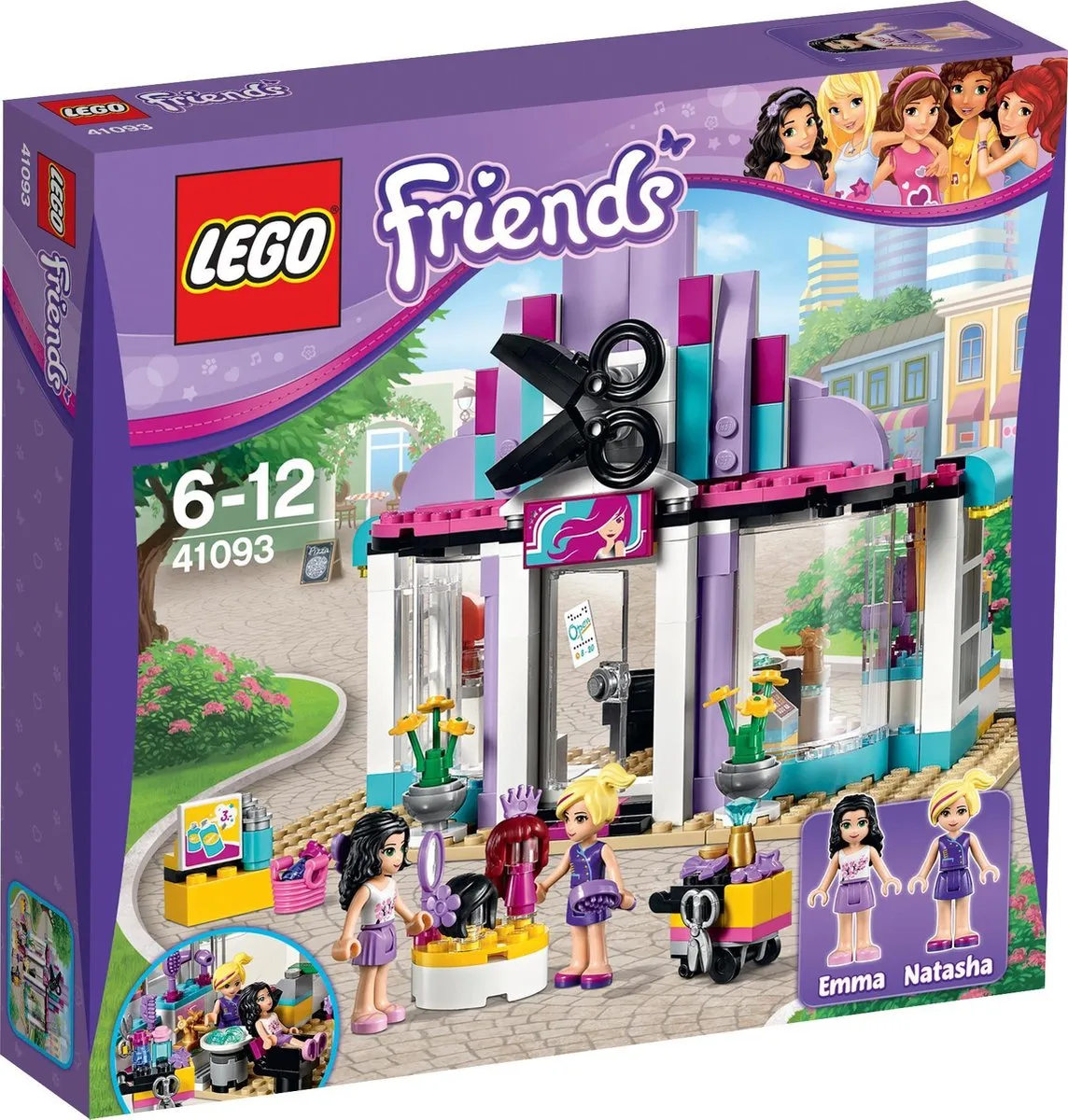 LEGO Friends Kapsalon 41093 - 318 Stukken - Paars - afbeelding 2 van 6