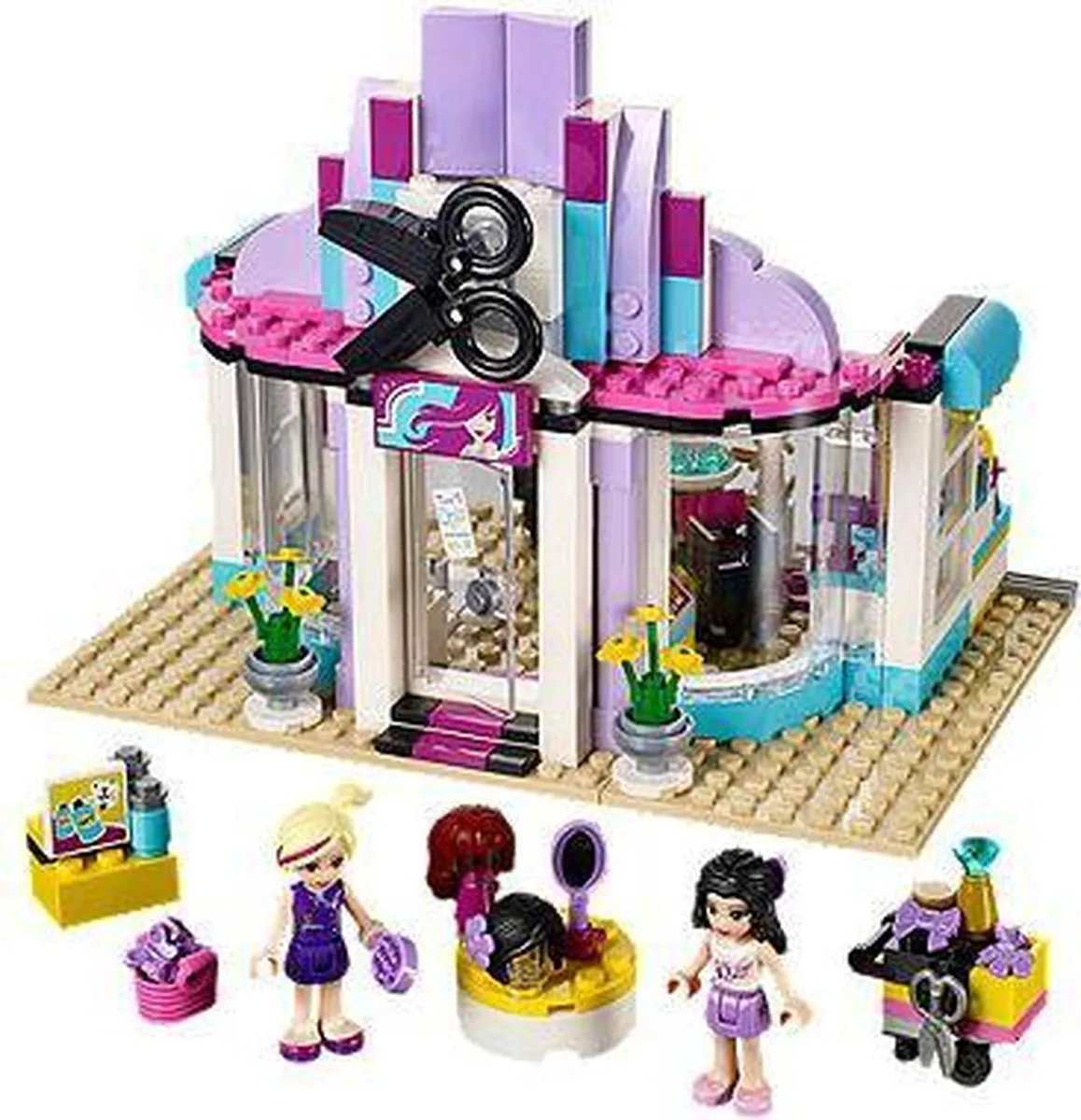 LEGO Friends Kapsalon 41093 - 318 Stukken - Paars - afbeelding 5 van 6