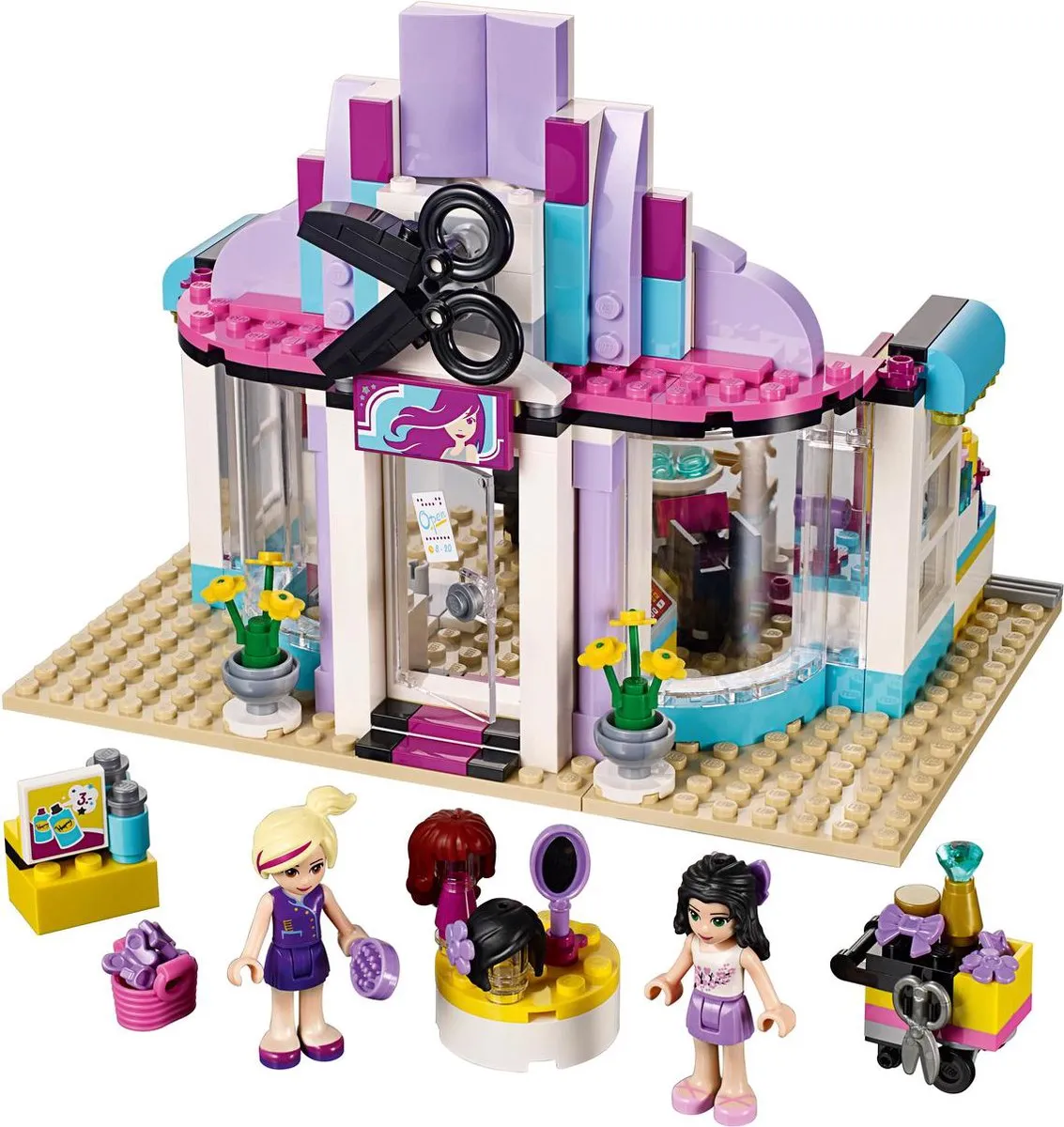 LEGO Friends Kapsalon 41093 - 318 Stukken - Paars - afbeelding 6 van 6