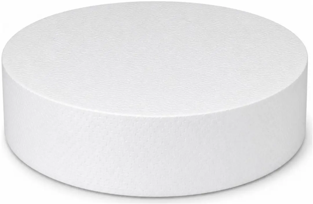 Bellatio Design Piepschuim Cirkels D20cm - 4 Stuks