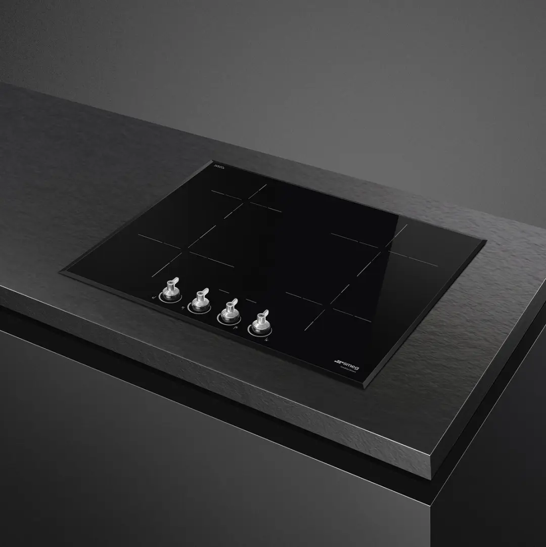 Smeg Classic SI364BM Inductiekookplaat 60cm - 4 Zones - Zwart