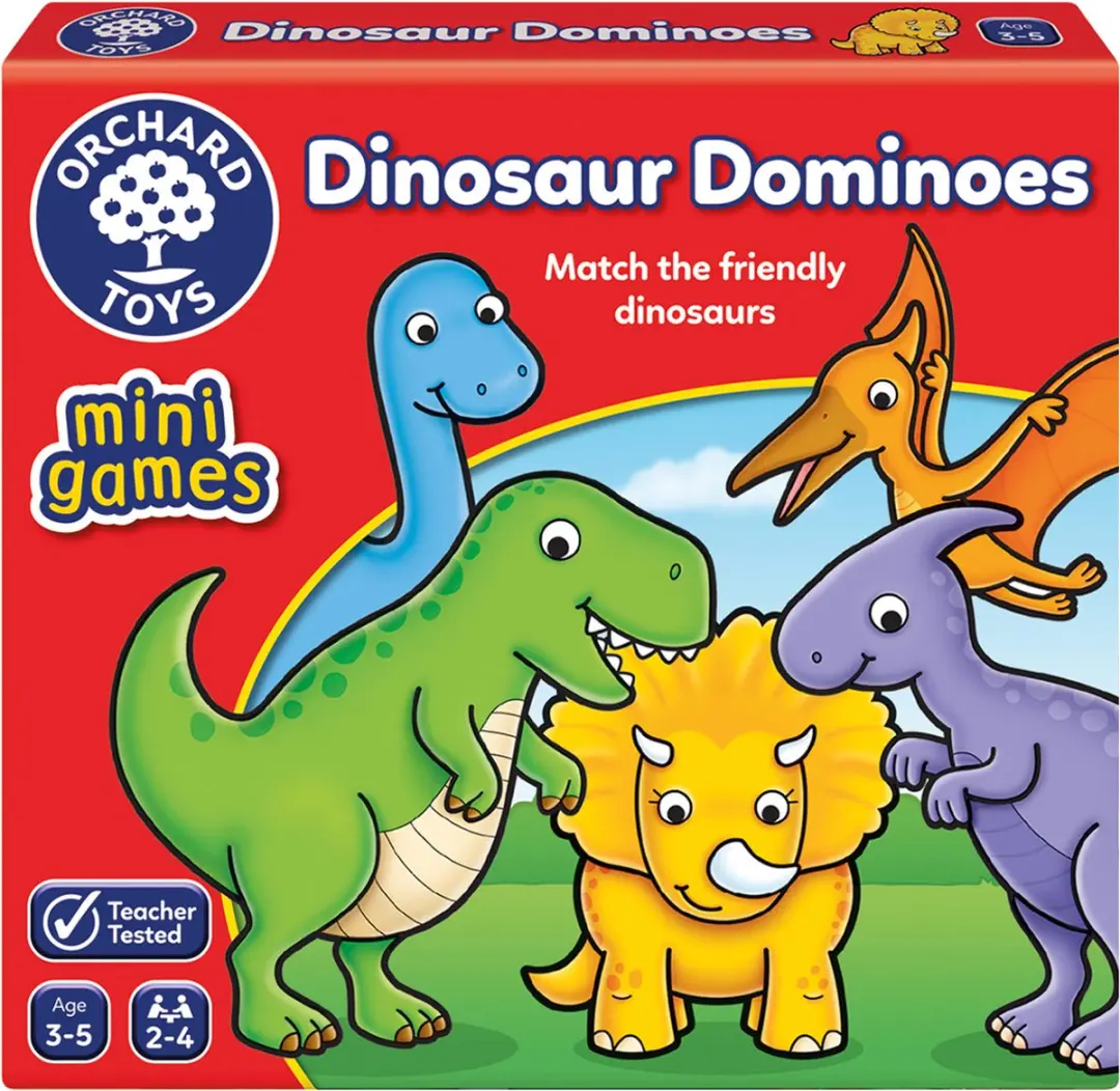 Orchard Toys Dinosaur Domino's Mini Game
