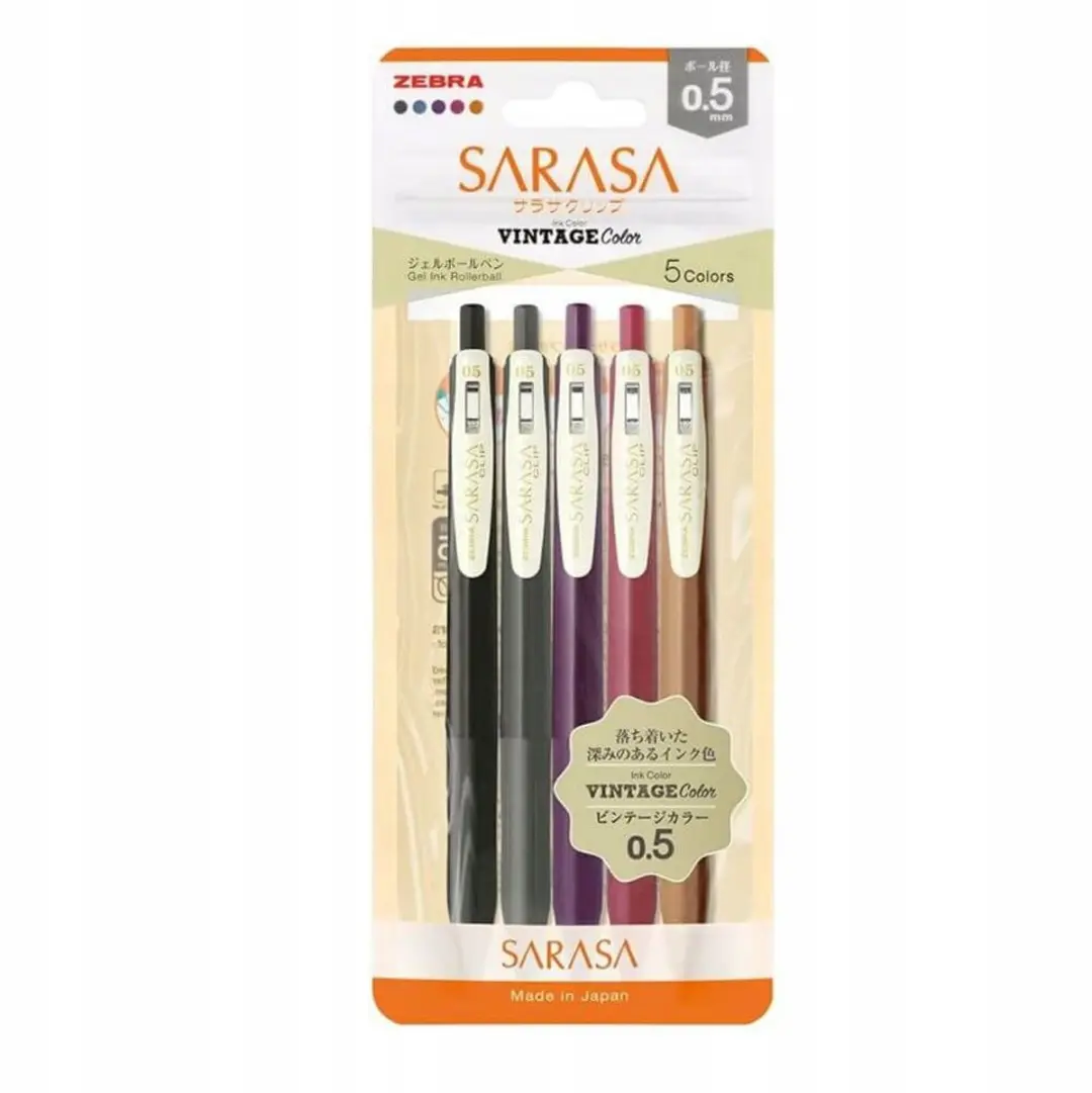 Zebra Sarasa Clip Vintage Gelpen