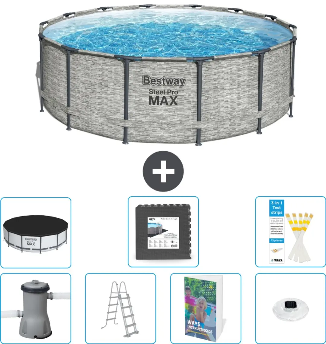 Bestway Steel Pro MAX Zwembad 427x122cm