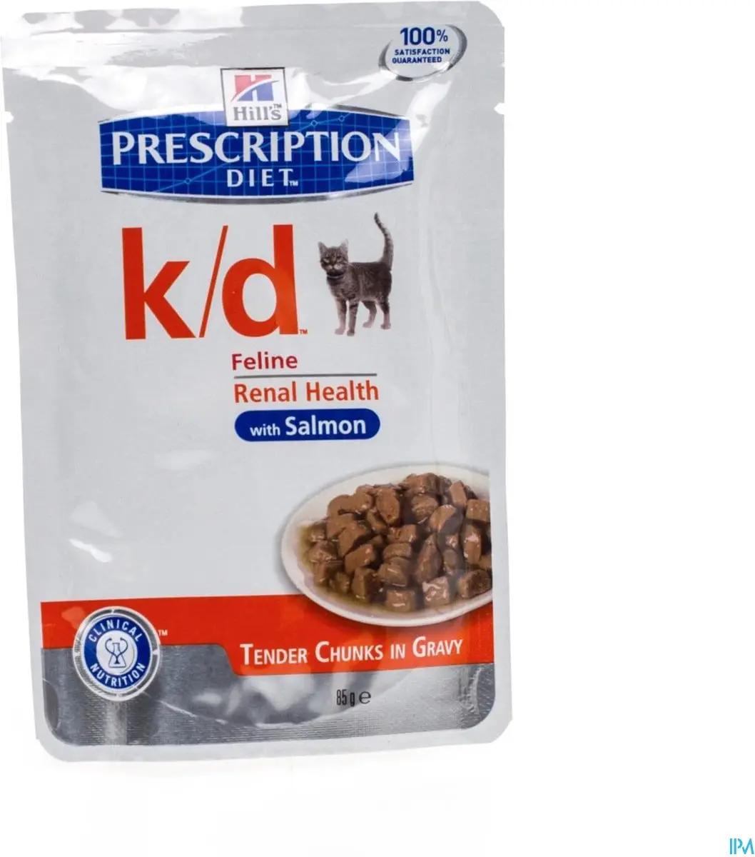 Hill's Prescription Diet K/D Zalm Kattenvoer - 12 x 85g