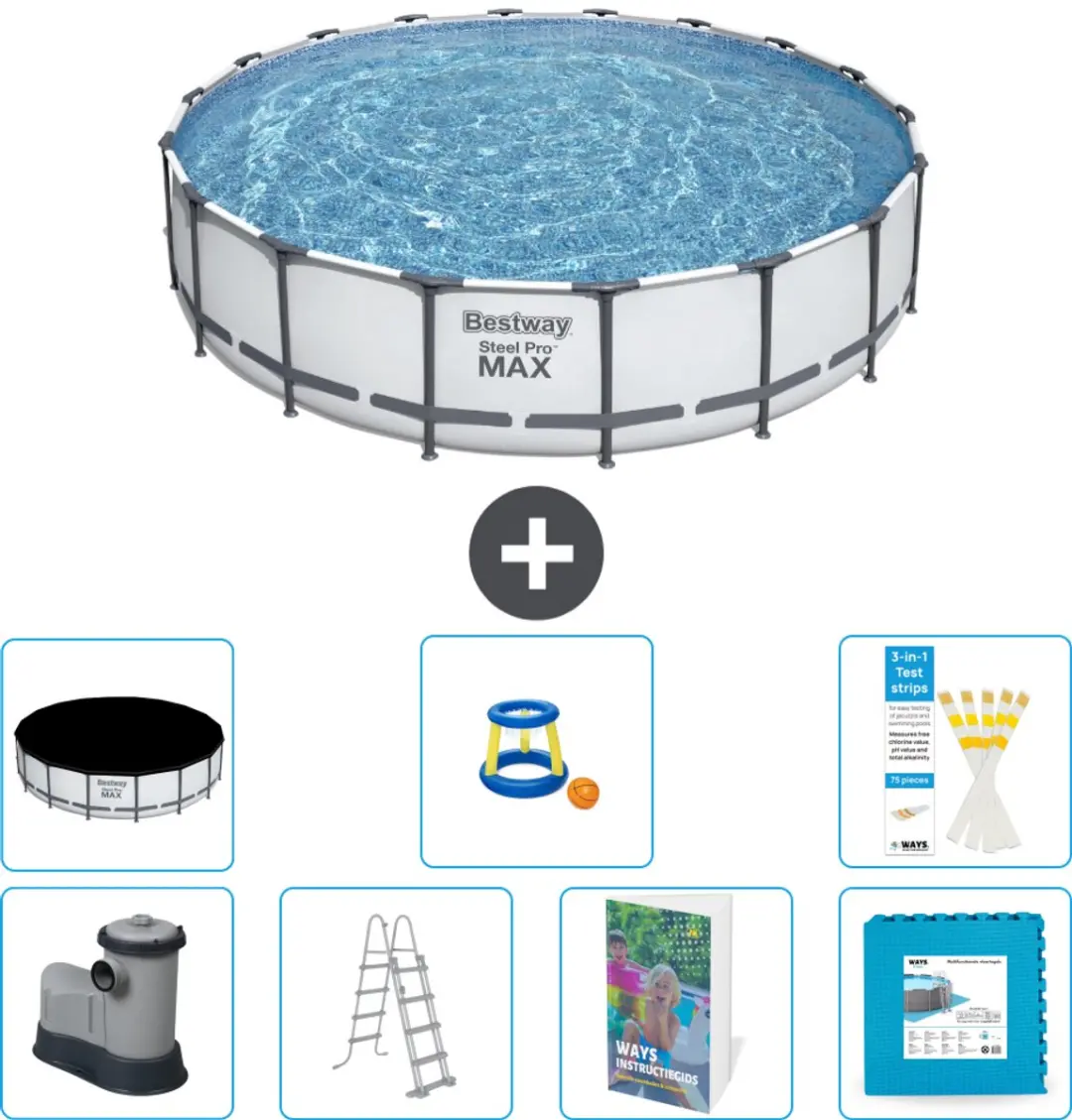Bestway Steel Pro MAX Zwembad 549x122cm