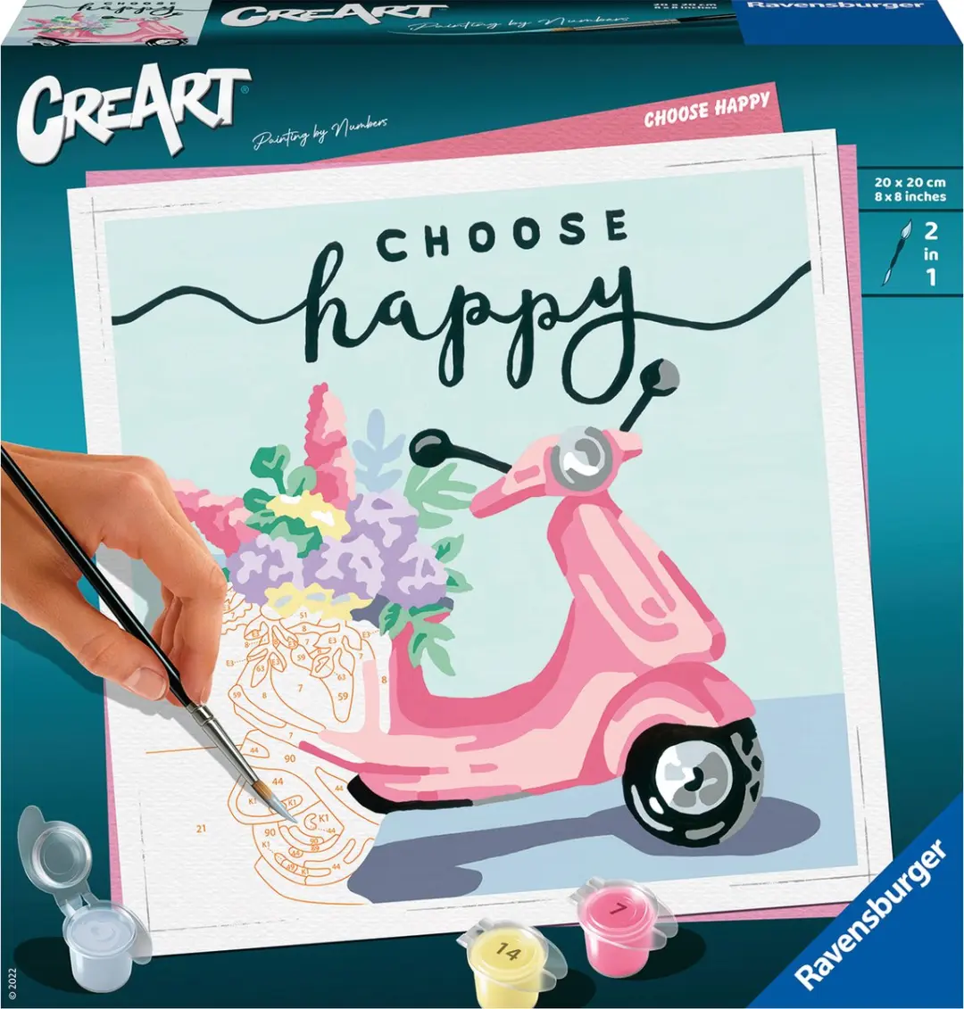 Ravensburger CreArt Choose Happy Schilderen op Nummer