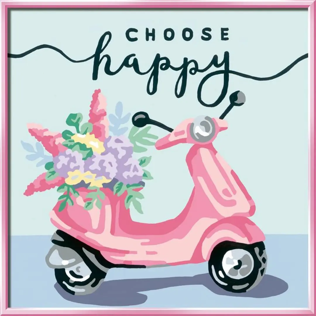 Ravensburger CreArt Choose Happy Schilderen op Nummer - Multicolor - afbeelding 6 van 6