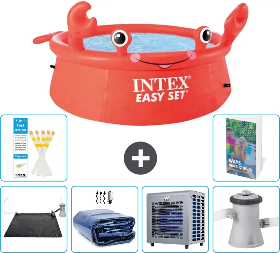Intex Easy Set Zwembad 183x51cm Rood