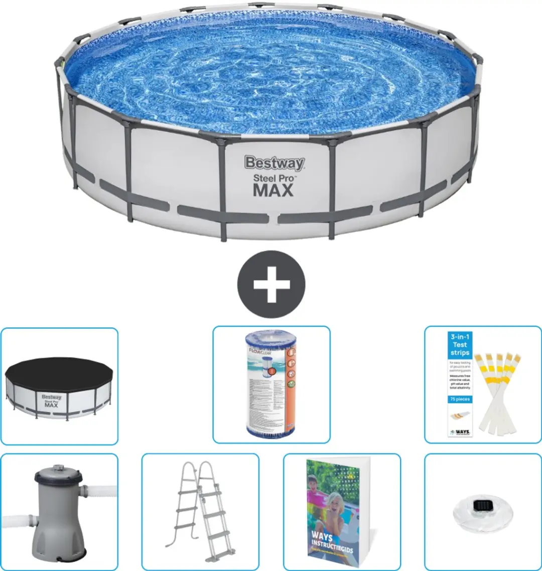 Bestway Steel Pro MAX Zwembad 457x107cm