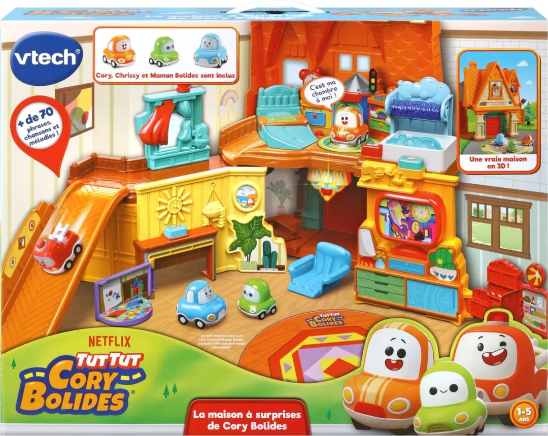 Vtech La maison à surprises de Cory Voertuig Speelset - 4 Spelers