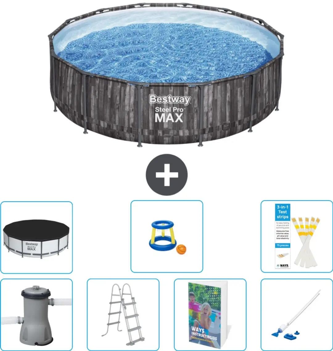Bestway Steel Pro MAX Zwembad 427cm