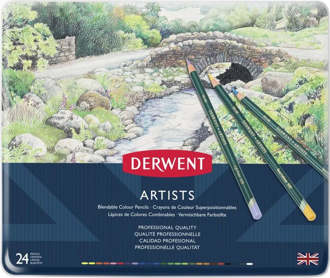 Derwent Artist Potloden Assorti 24 Stuks