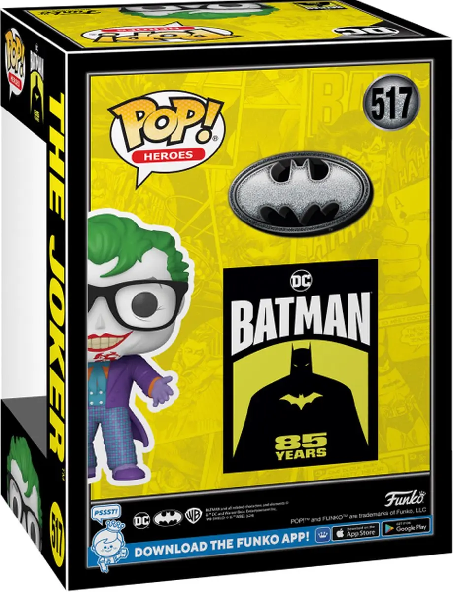 Funko Pop Heroes Batman 85th Joker #517 - Multi