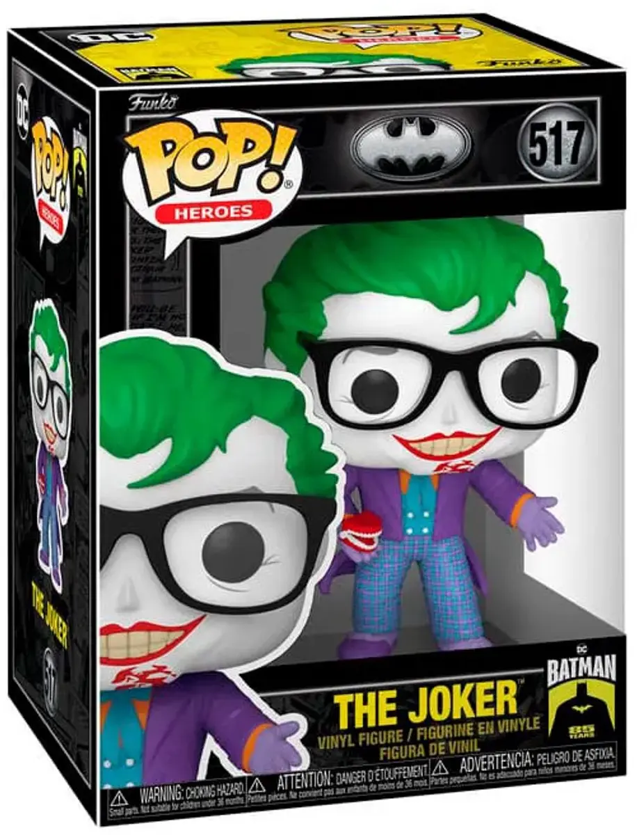 Funko Pop Heroes Batman 85th Joker #517 - Multi - afbeelding 6 van 6