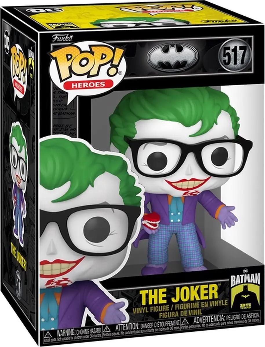 Funko Pop Heroes Batman 85th Joker #517 - Multi