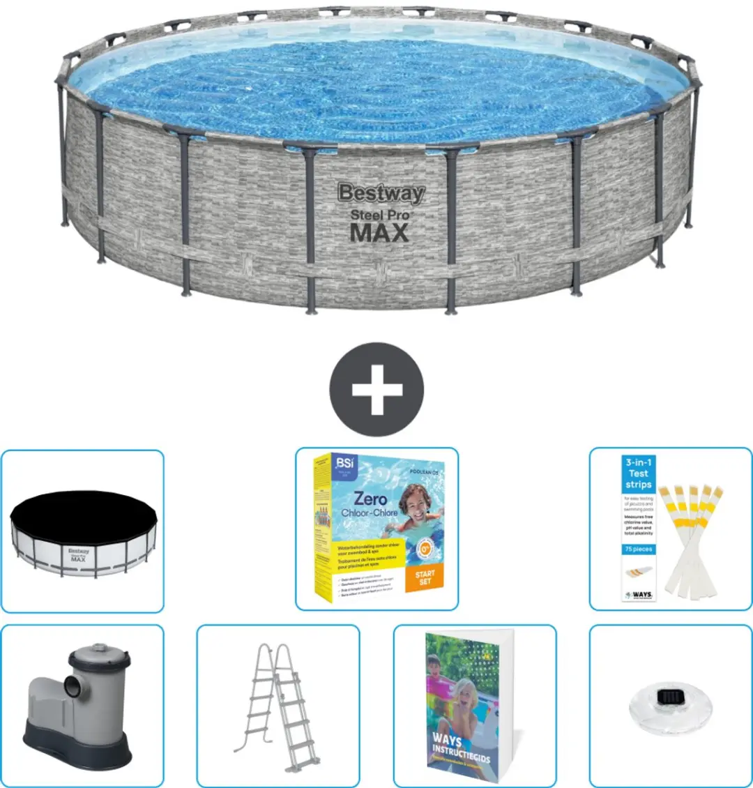Bestway Steel Pro MAX Zwembad 549cm