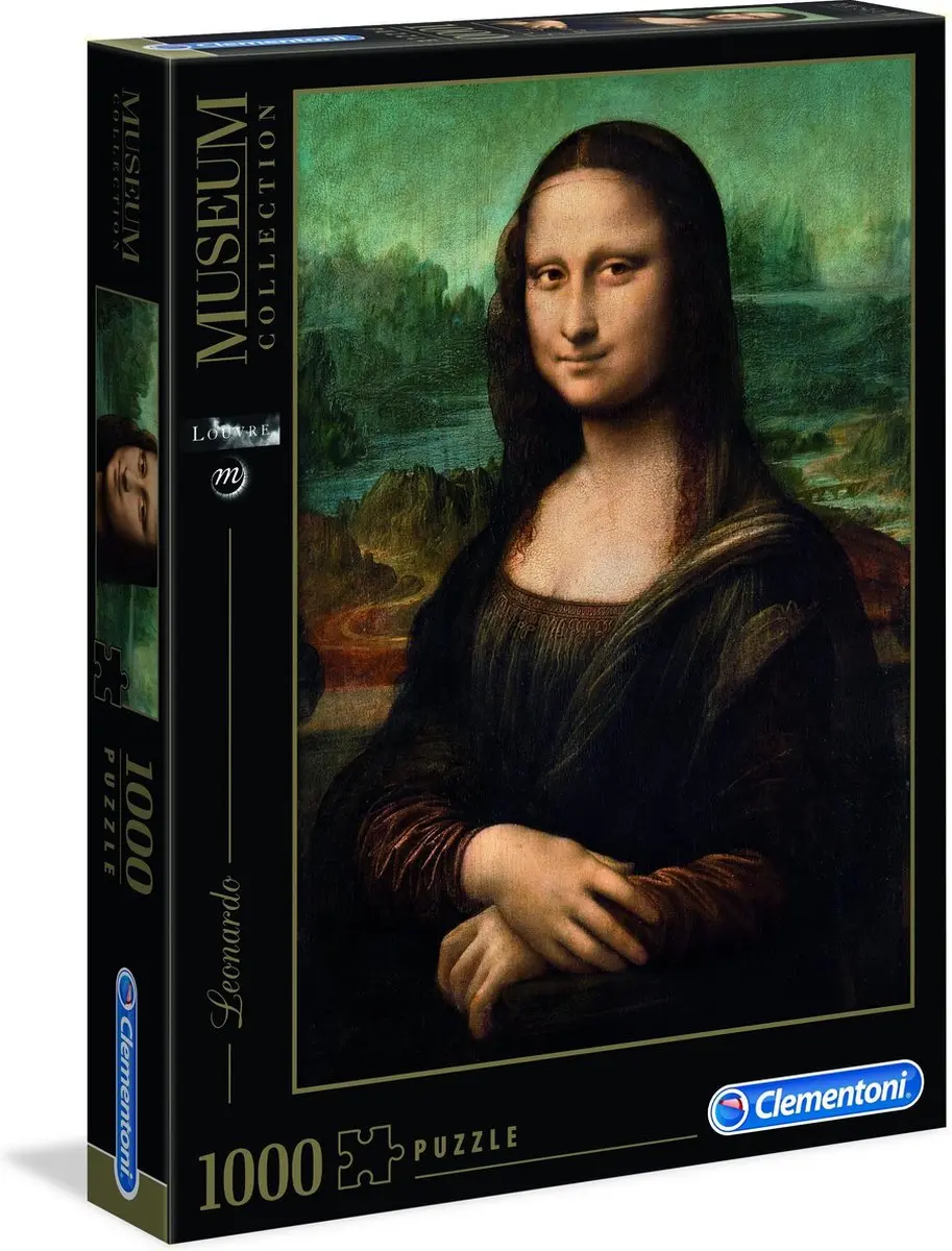 Clementoni Leonardo da Vinci Mona Lisa 1000 Stuks
