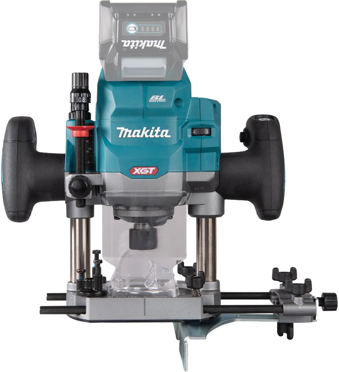 Makita RP-001GZ Draadloze bovenfrees 40V Max 12mm Brushless - afbeelding 6 van 6