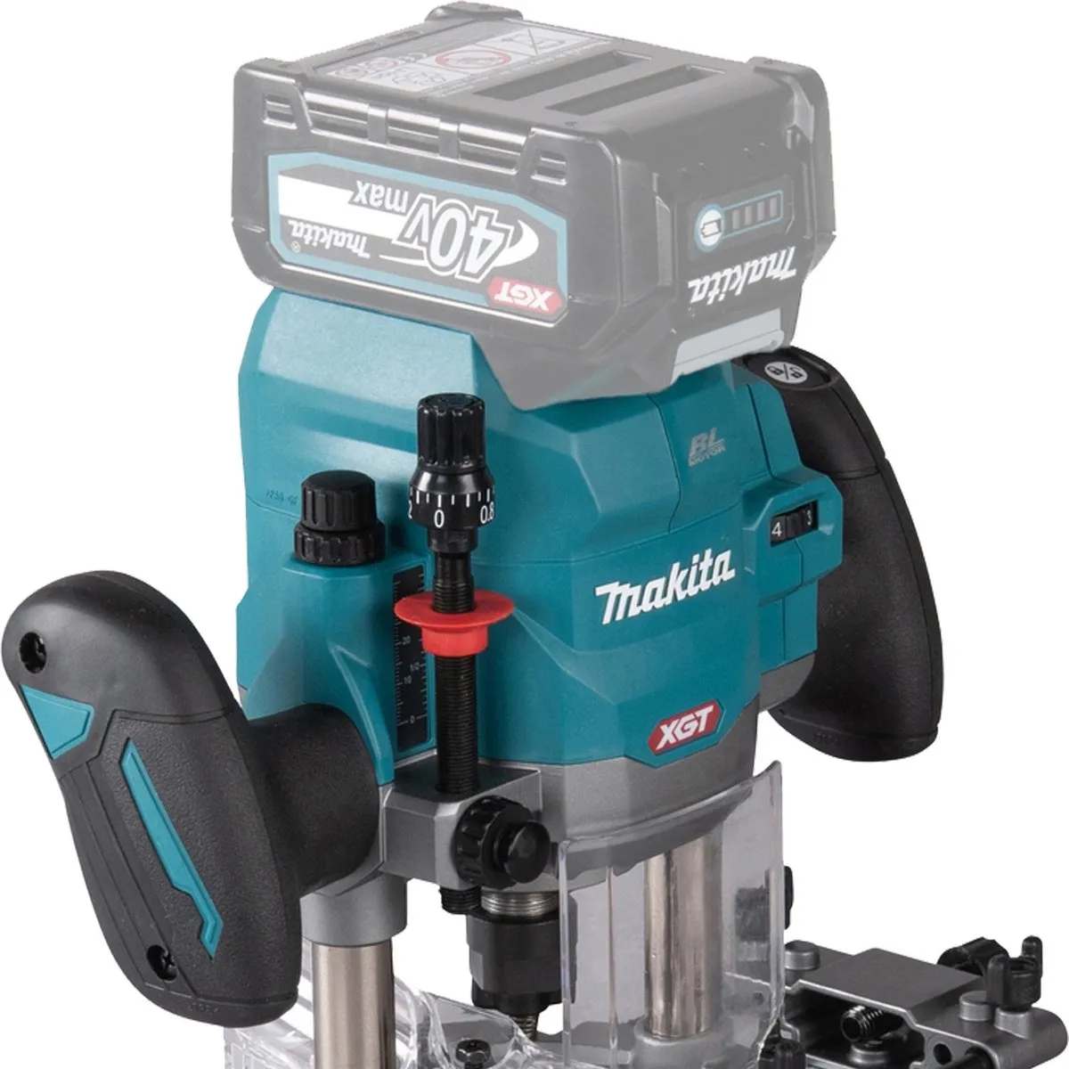 Makita RP-001GZ Draadloze bovenfrees 40V Max 12mm Brushless