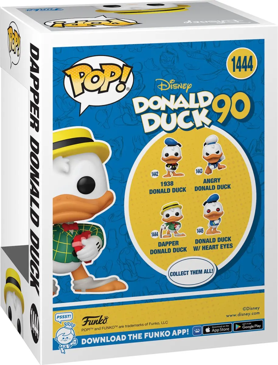Funko Mickey & Minnie 90th Dapper Donald Duck Pop! - 1444