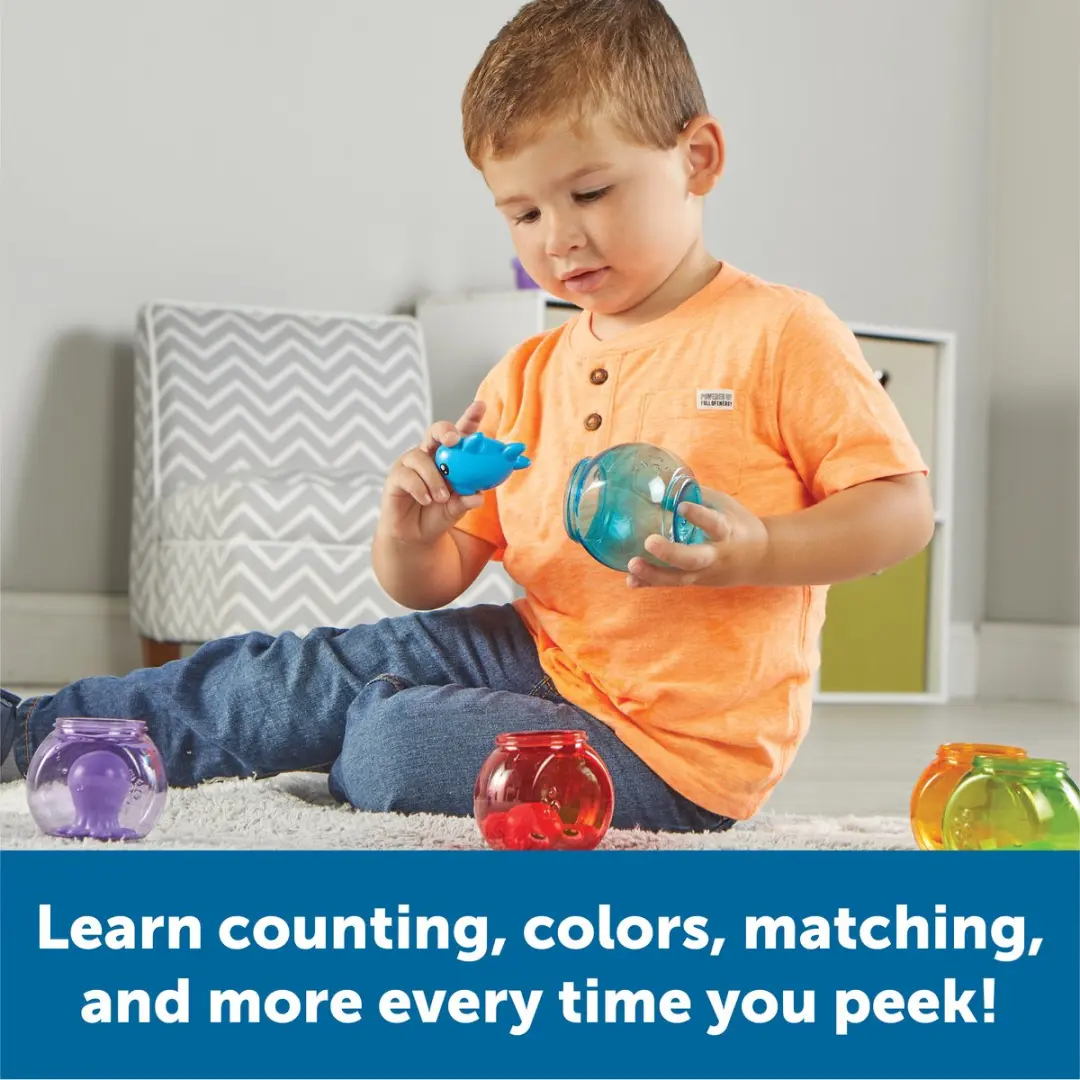 Learning Resources Peekaboo Leerset Vissenkom Vriendjes LER6814 - Multikleur
