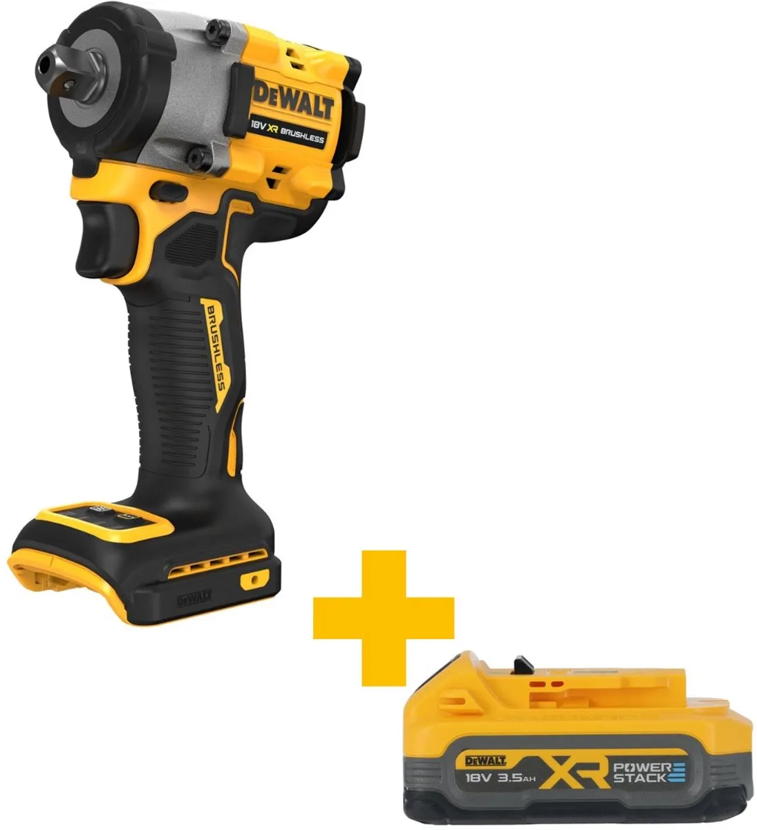 DeWalt DCF922N Accu Slagmoersleutel 406Nm 18V XR - afbeelding 6 van 6