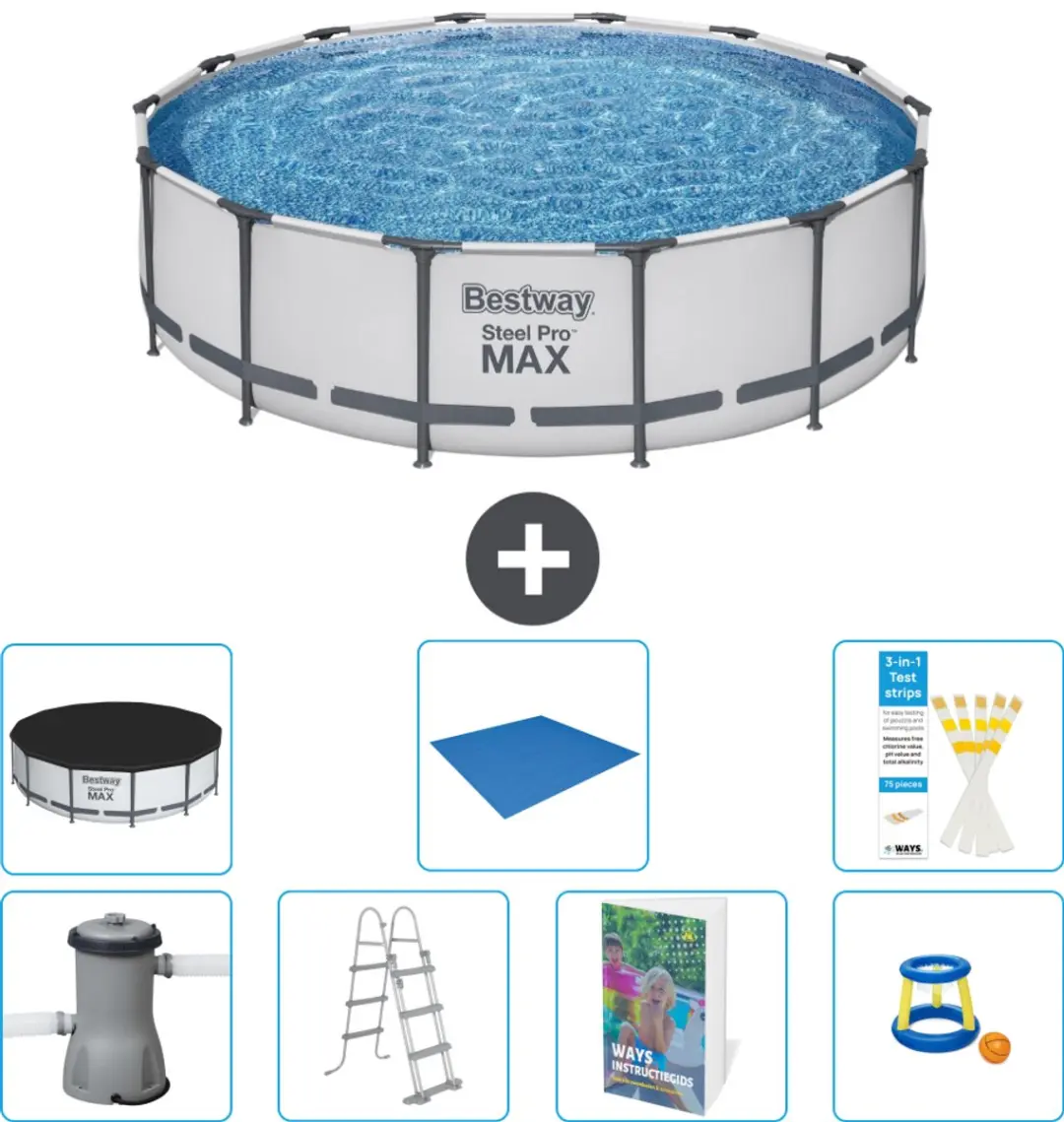 Bestway Steel Pro MAX Zwembad 427x107cm