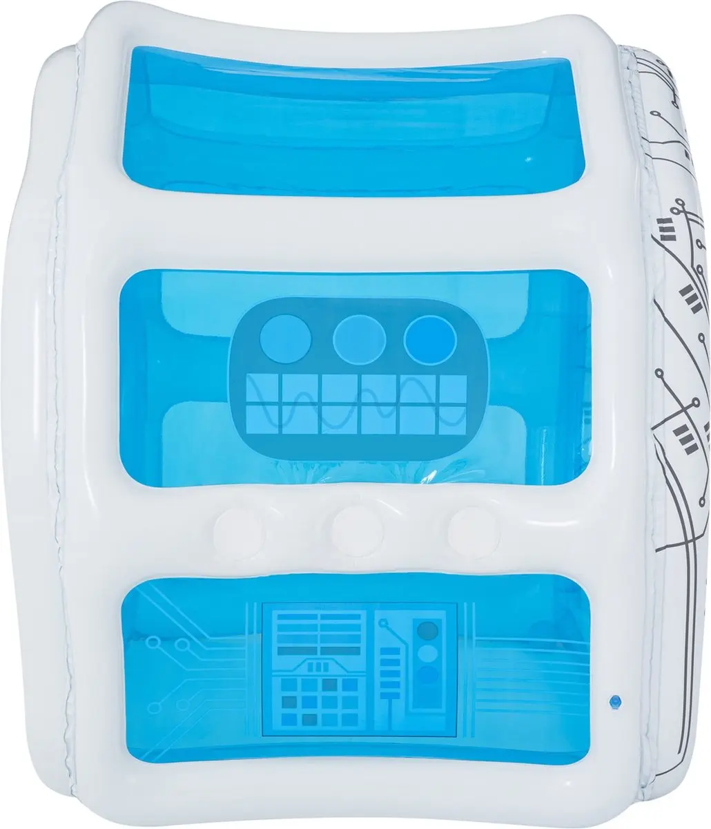 Bestway Space Station Exploration 52632 Opblaasbaar Speelhuis - 9 Ballen - Blauw/Wit