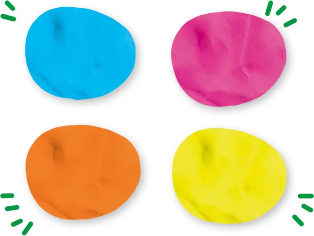 SES Creative Feel Good Klei Happy - 3 Stuks