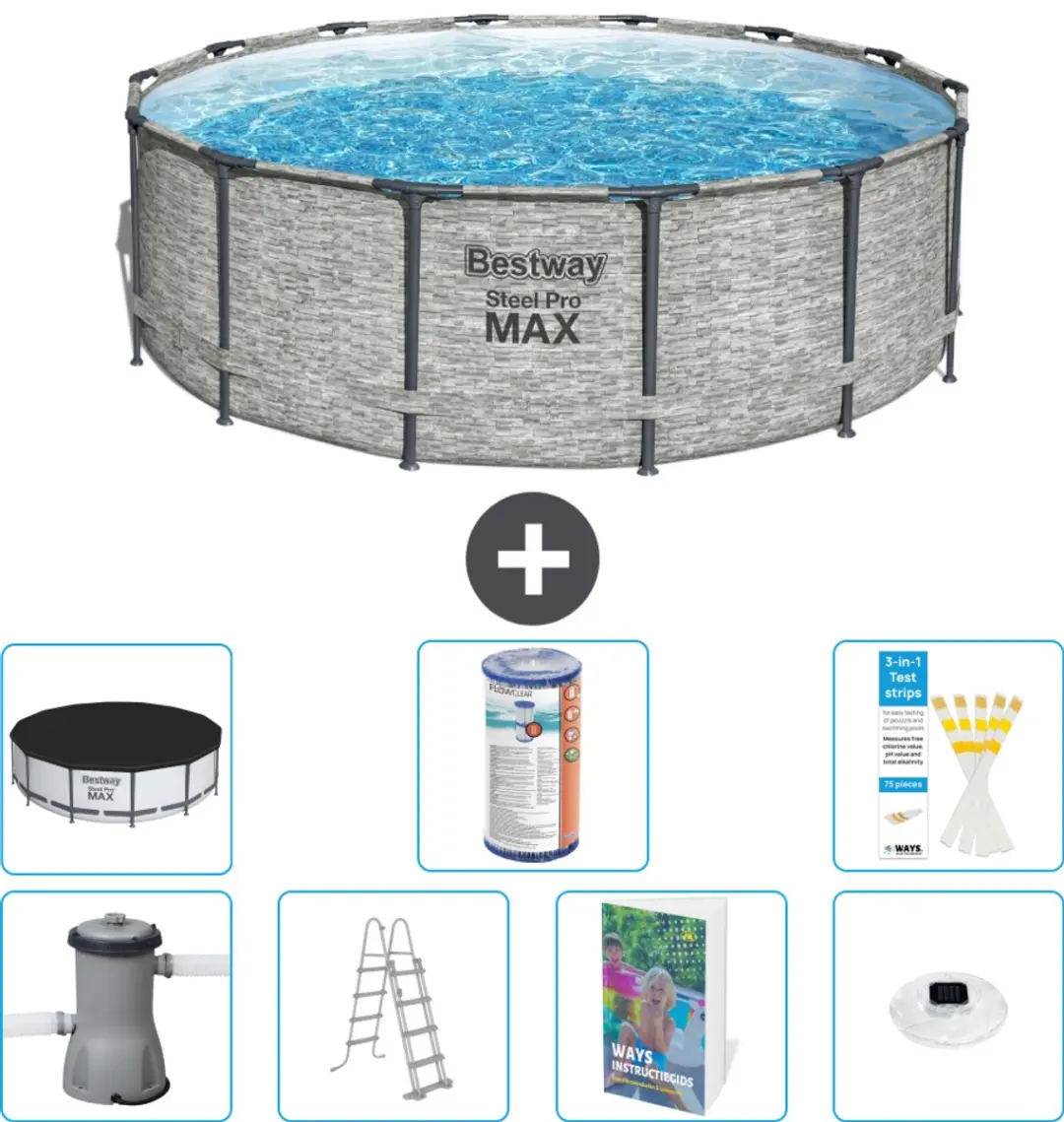 Bestway Steel Pro MAX Zwembad 427x122cm