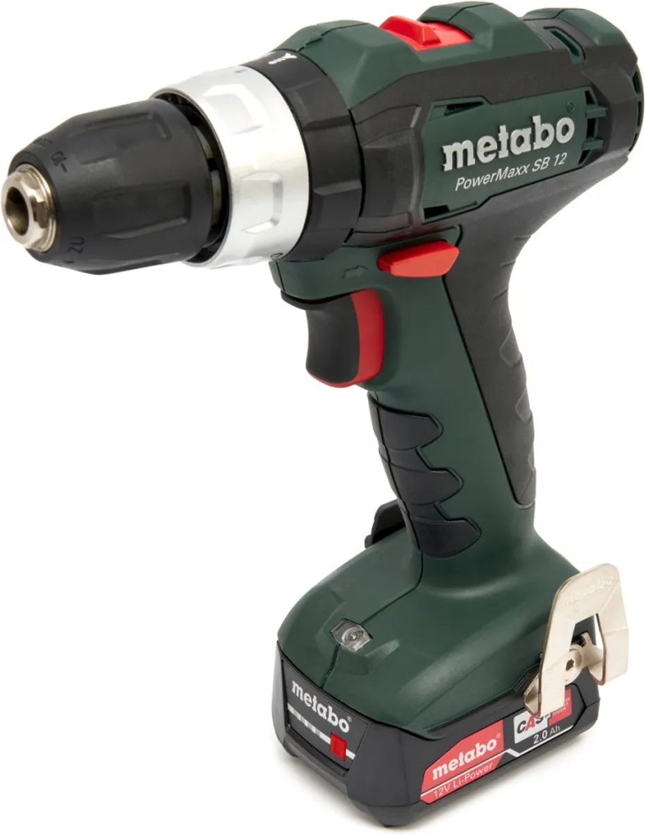 Metabo PowerMaxx SB 12 H130418 Accu-Klopboormachine - 2x 2000mAh
