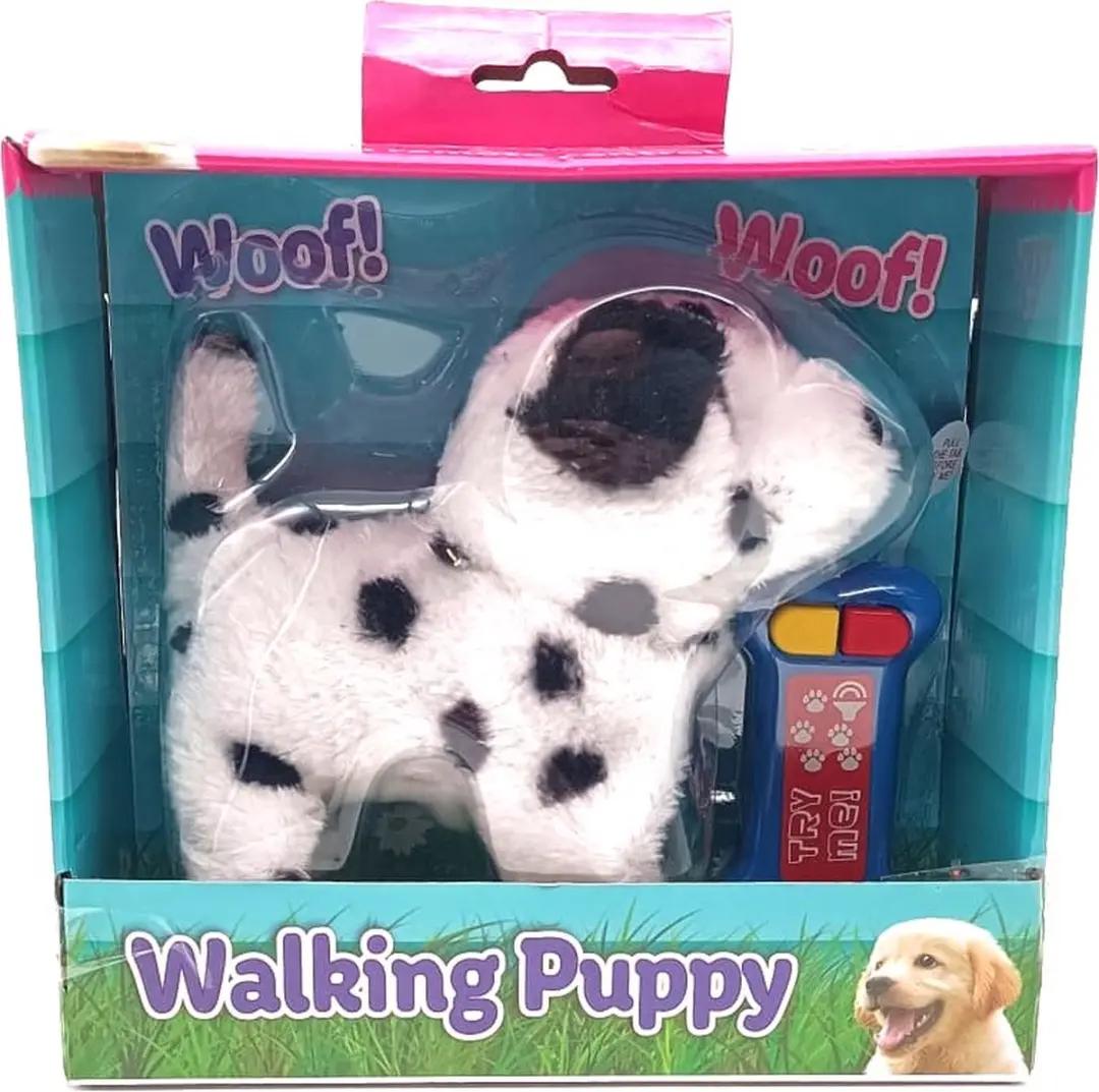 John Toys Walking Puppy Afstandsbediening Speelgoedhond - Verschillende kleuren