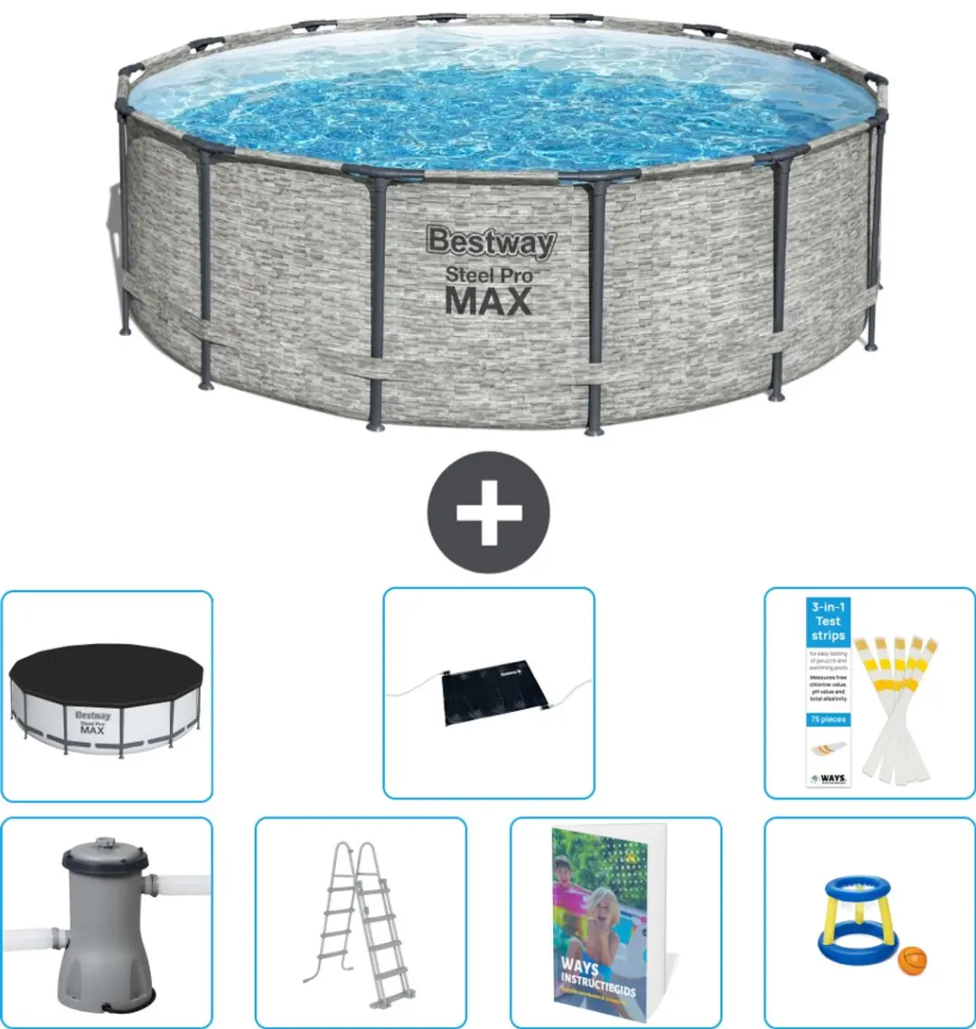 Bestway Steel Pro MAX Zwembad 427x122cm