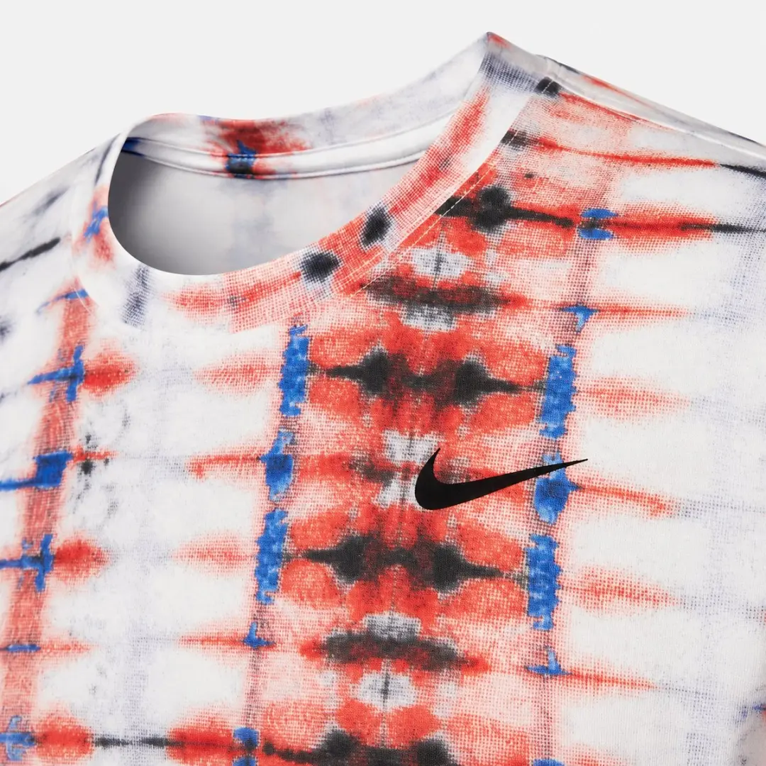 Nike Legend Men Trainingsshirt S - Wit/Rood/Zwart