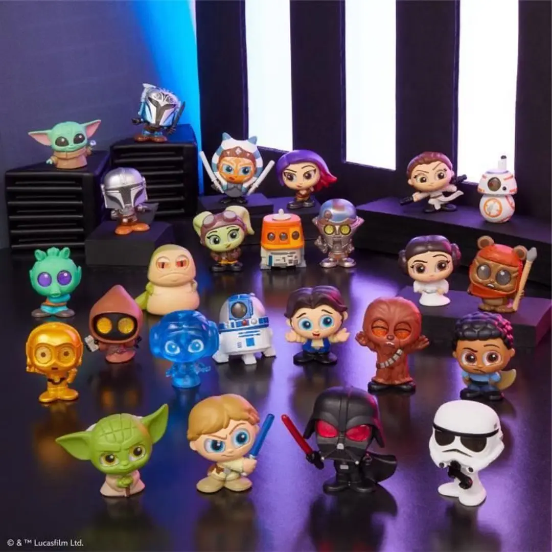 Star Wars Galaxy Peek Verzamelbeeldjes - 4 Stuks (25 om te verzamelen) - 4cm