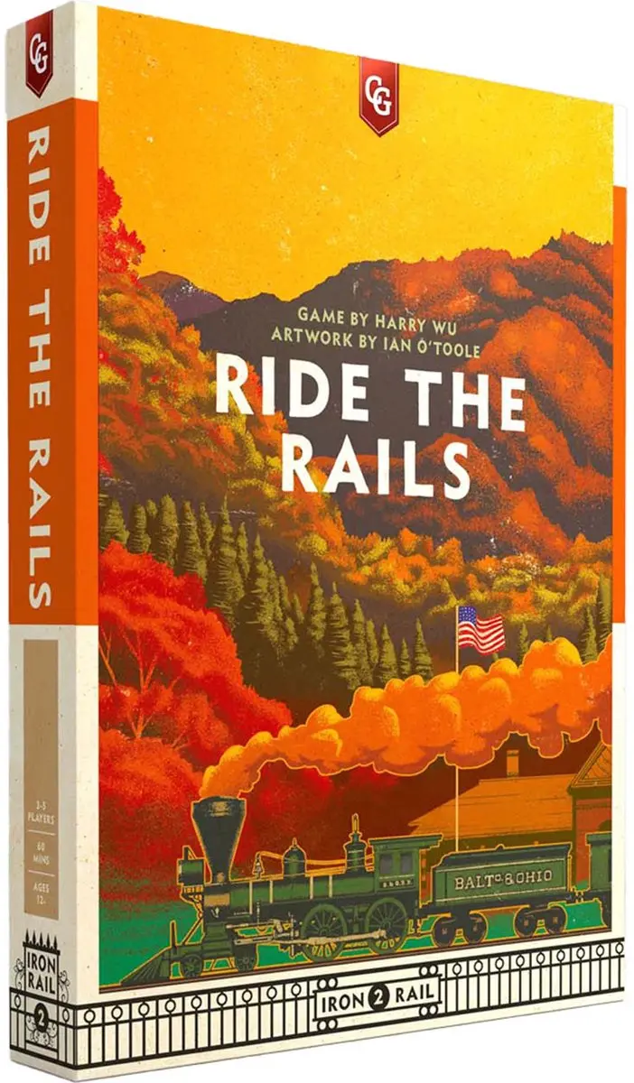 Capstone Games Iron Rail Ride the Rails Bordspel IR102