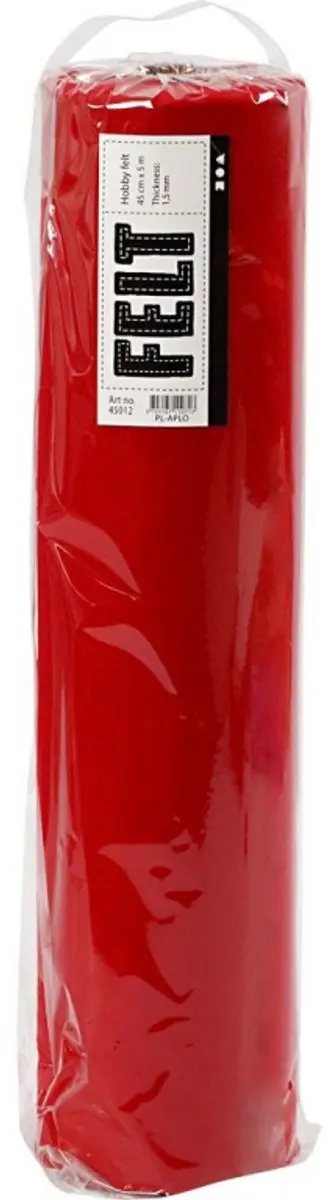 Creativ Company Hobbyvilt Rol 5m - Rood