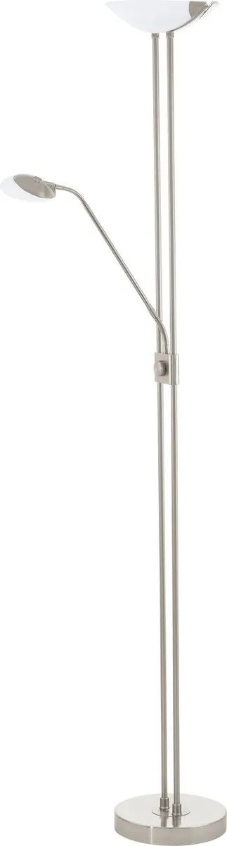 Eglo Baya LED Vloerlamp 180cm - Grijs/Wit