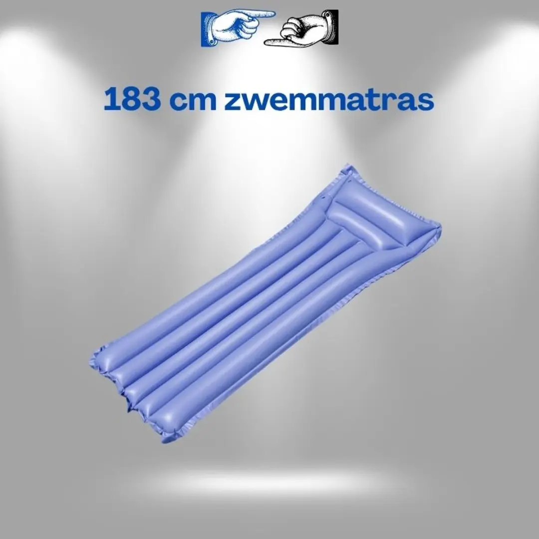 Bestway Opblaasbaar Zwemmatras 44007 - 183cm Blauw