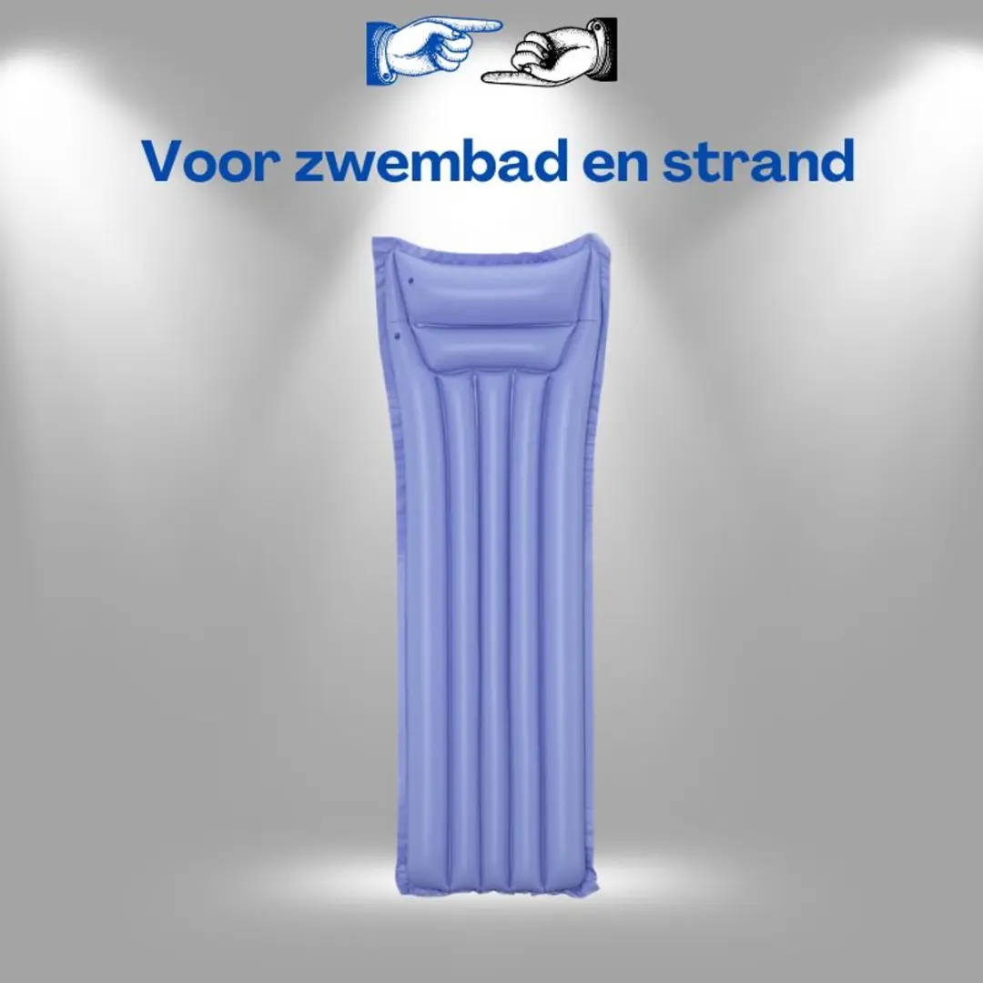 Bestway Opblaasbaar Zwemmatras 44007 - 183cm Blauw