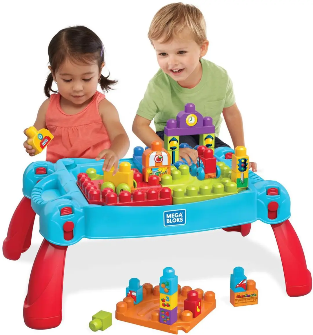 Mega Bloks Build'n Learn Table Classic - 30 Stukken - Meerkleurig